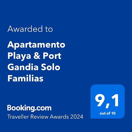 Apartamento Playa & Port Gandia Solo Familias 外观 照片